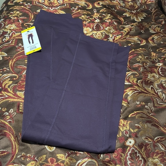 Skechers Ladies' GOWALK Dark Purple Pant Small Back Pockets ❤️ - Picture 6 of 14
